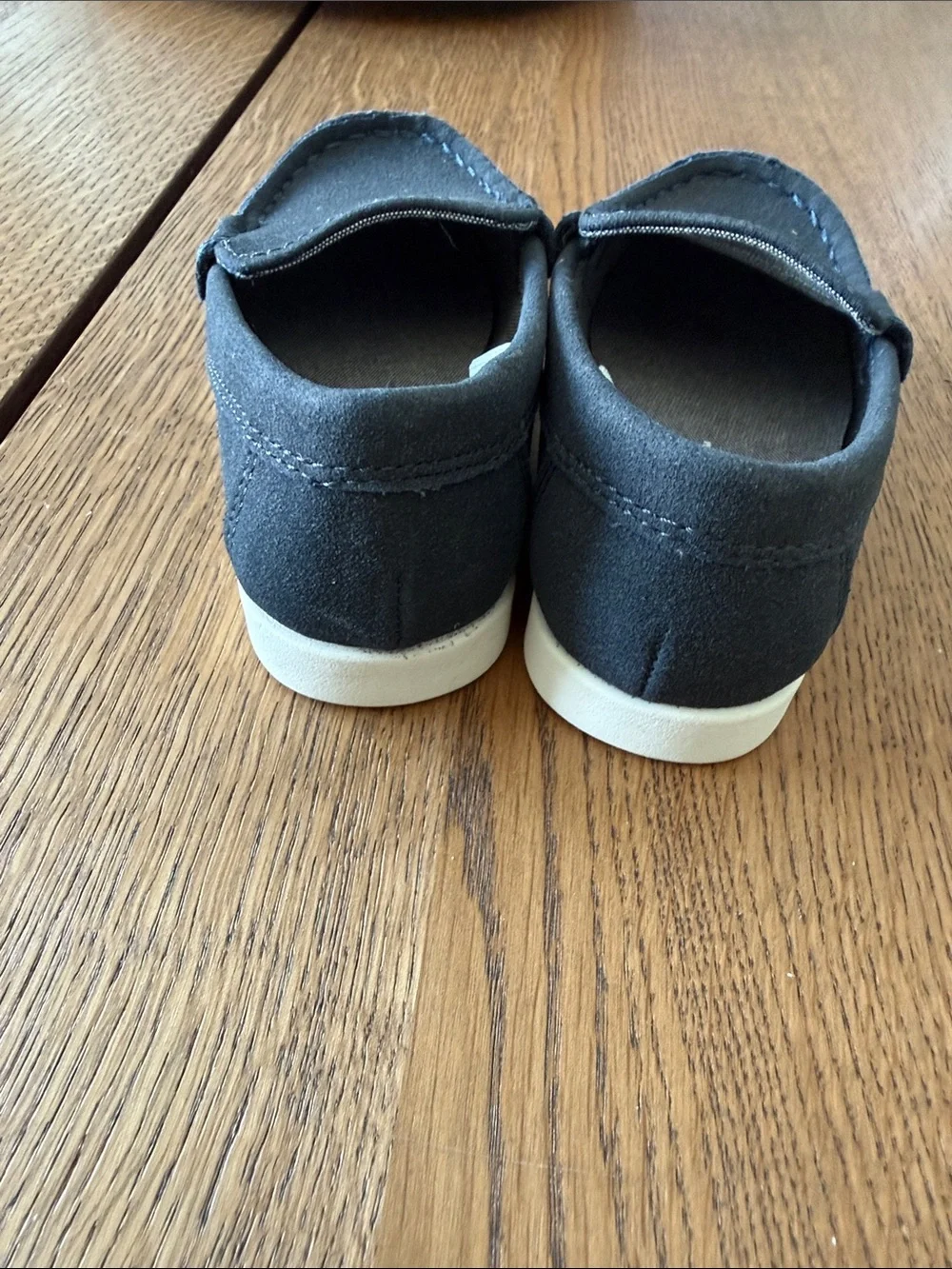Cat & Jack Black Slip-On Moccasin Shoes for Kids